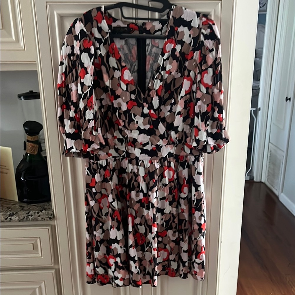 Ted Baker Multicolor 3/4  Sleeve Dress